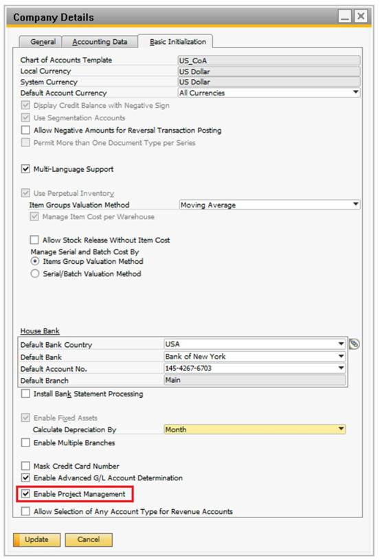 Enable Project Management